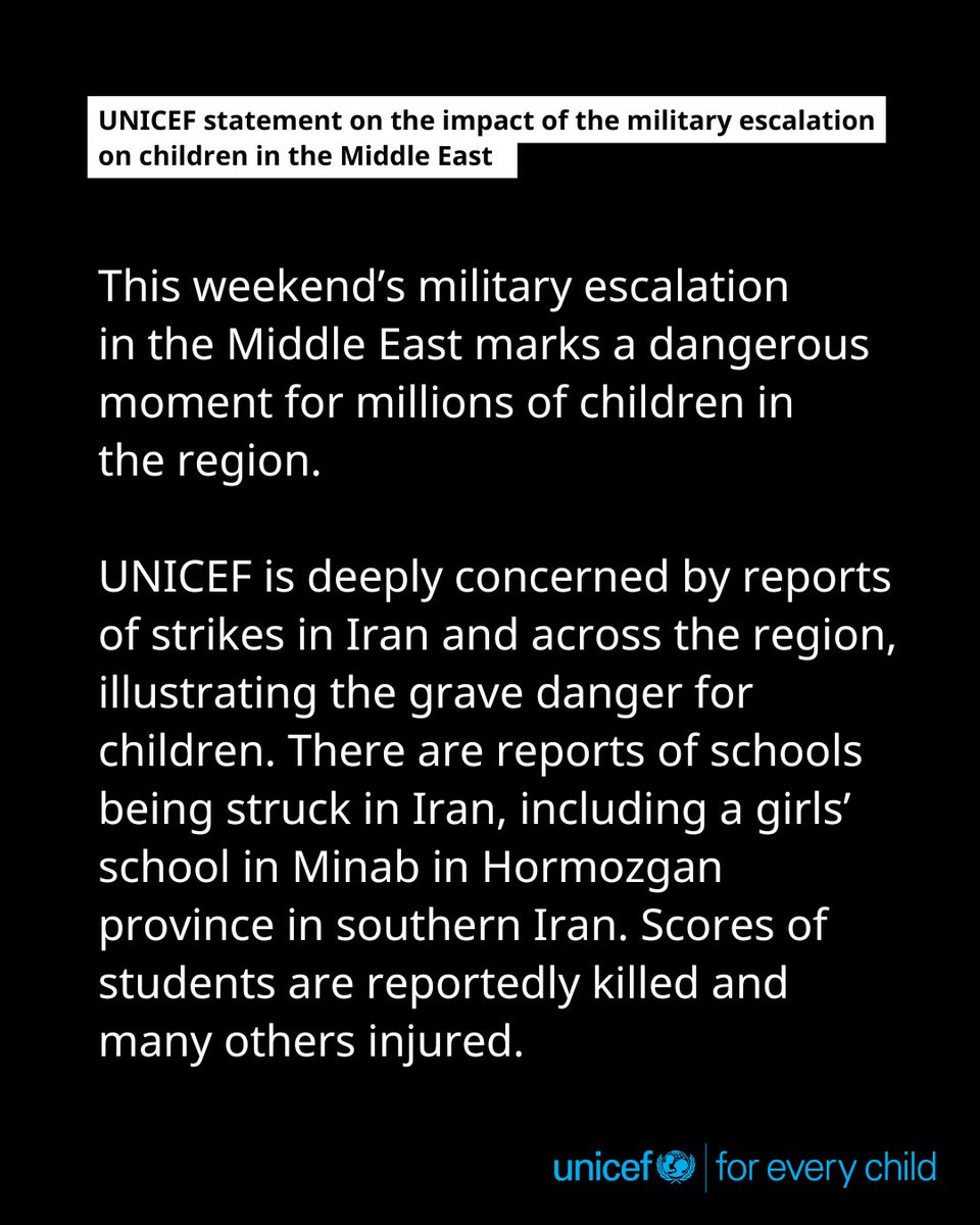 UNICEF tweet media