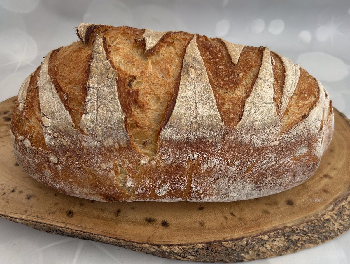 Rob_C_Allen's tweet image. Today’s #Bread - Sourdough loaf and baguettes and a Japanese milk loaf