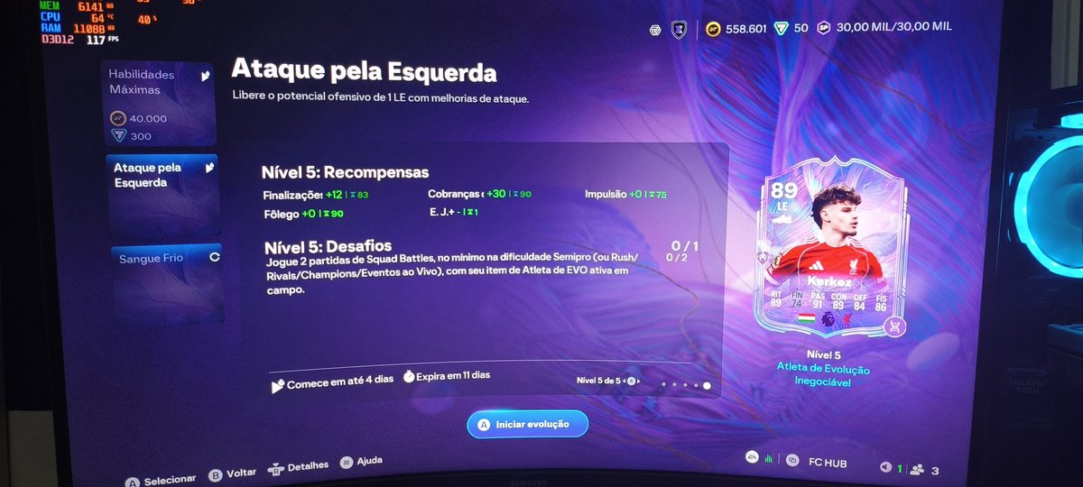 Fala pra mim que ele ganha as stats depois kk por favor <a href="/OverbeckGaming/">EAFC News BR</a>