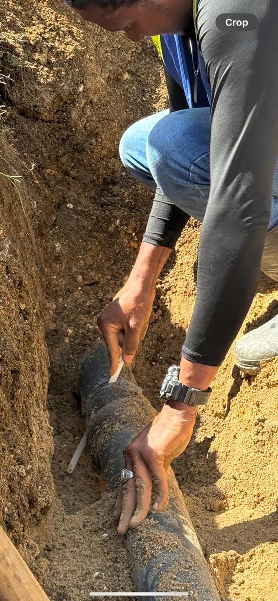 NWCjam's tweet image. #ServiceUpdate in Whitehouse, Westmoreland.
On February 20, 2026 NWC workmen carried out repairs on a 4-inch transmission main in the Whitehouse, Westmoreland vicinity.