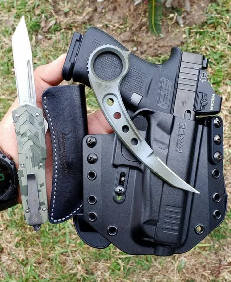 BravoHolsters's tweet photo. Serious EDC'ers only❗️🔥
Photo by @roy_fett2a
#edc #everydaycarry #glock #owb #concealment #2a #secondamendment #knives #knife #otf https://t.co/4tq7Jt6KCO