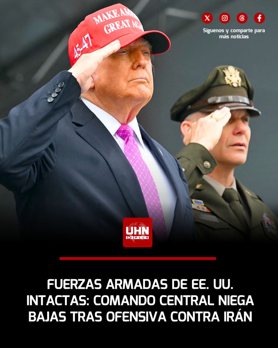 🇺🇸🇮🇷‼️ | El Comando Central de EE. UU. asegura que no hay bajas estadounidenses ni ataques a sus buques, desmintiendo las afirmaciones del régimen de Irán sobre daños significativos, mientras las operaciones militares transcurrieron sin inconvenientes.