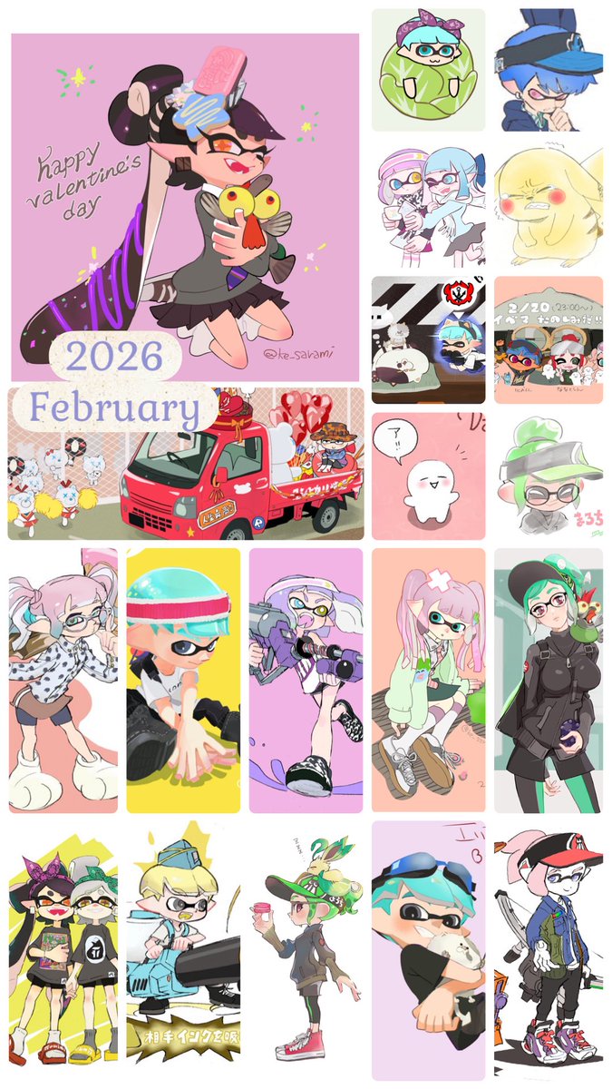 #今月描いた絵を晒そう