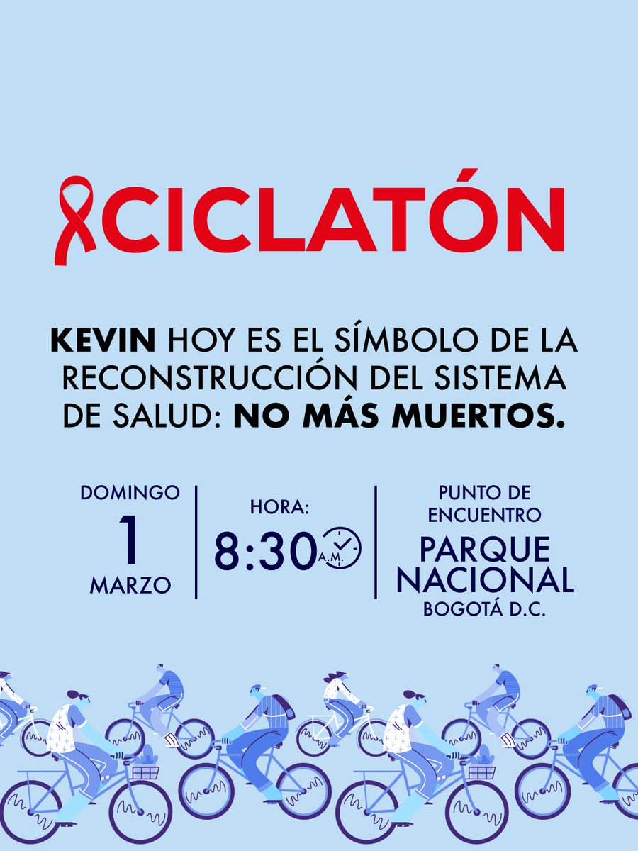 🧵 Mañana el #RDD marcha por la salud y apoya a <a href="/Pacientesco/">Pacientes Colombia</a>.
Kevin murió. Miles más están muriendo. Esto no es una estadística — es el resultado de 3 años de destrucción deliberada del sistema de salud bajo <a href="/petrogustavo/">Gustavo Petro</a>.
Abro hilo 👇
#MuerenPacientes #CiclatónPorLaSalud