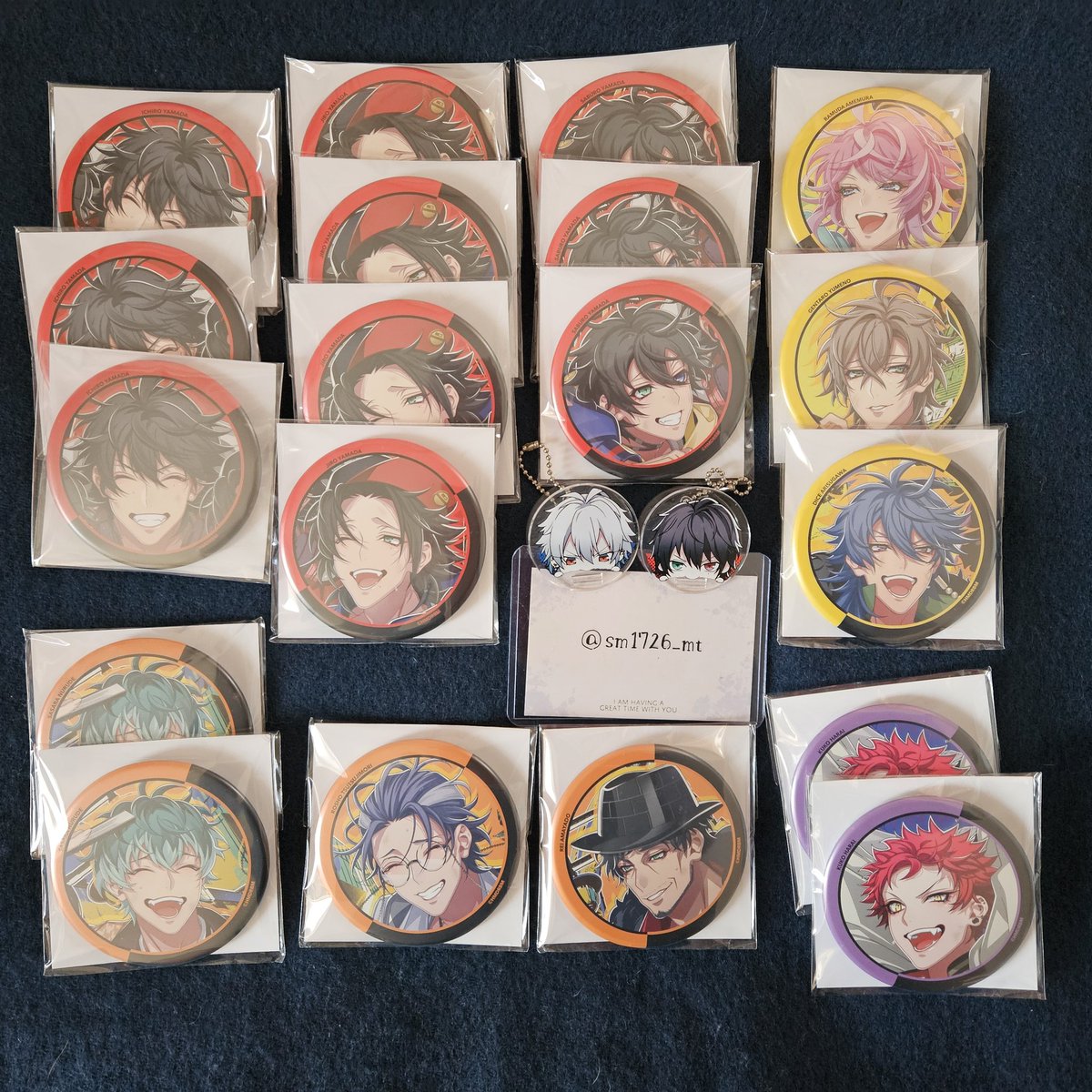 交換】ヒプマイ ヒプノシスマイク リバイバル 缶バッジ 譲)一郎 二郎