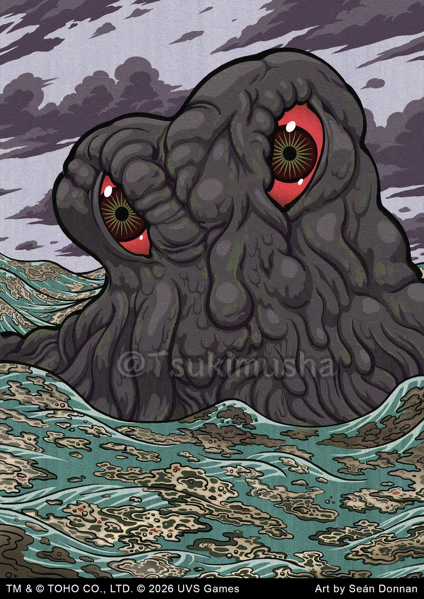 ☣️ Hedorah

One of my favorite things about him is that he emerges from the water as a giant blob of darkness, clearly inspired by one of my favorite yokai, Umi Bozu! I had fun emulating that energy.

<a href="/UniVersusCCG/">UniVersus CCG</a>
@godzilla_toho