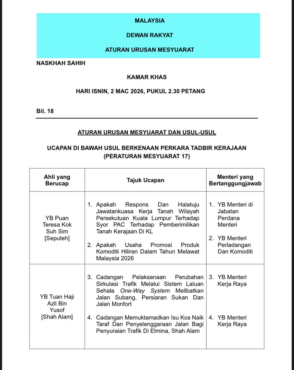 Parlimen Malaysia tweet media