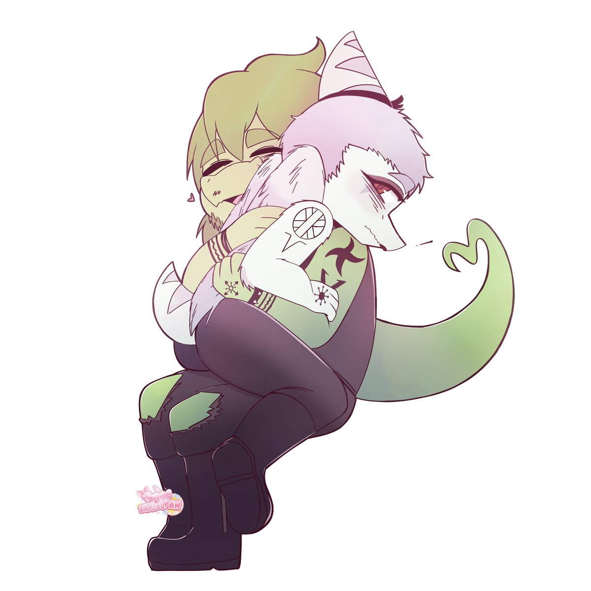 AnneSkilletpan's tweet image. Ah I'm so sad my favorite month is now at it's end but I gotta keep moving forward. Here's most of the art I've made this month! There'll be more art and chibs to come in the next one ♡⸜(ˆᗜˆ˵ )⸝♡
#snootgame #scalie #valentine #chibi #cute