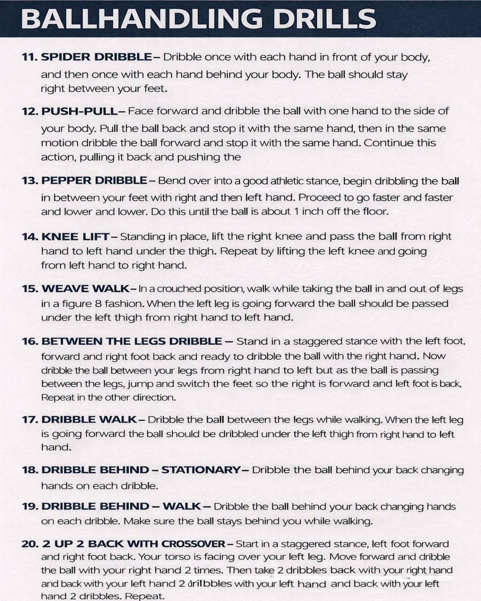 🏀 Ballhandling Drills 👀