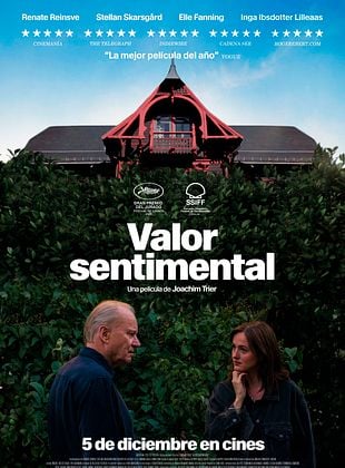 #Goya2026 a la Mejor película Europea |
Valor sentimental |
Película dramática noruega dirigida por Joachim Trier, que escribió el guion junto con Eskil Vogt. 
Protagonizada por Renate Reinsve, Inga Ibsdotter Lilleaas, Stellan Skarsgård, Elle Fanning...
youtu.be/Wih_tImqX08?si…
