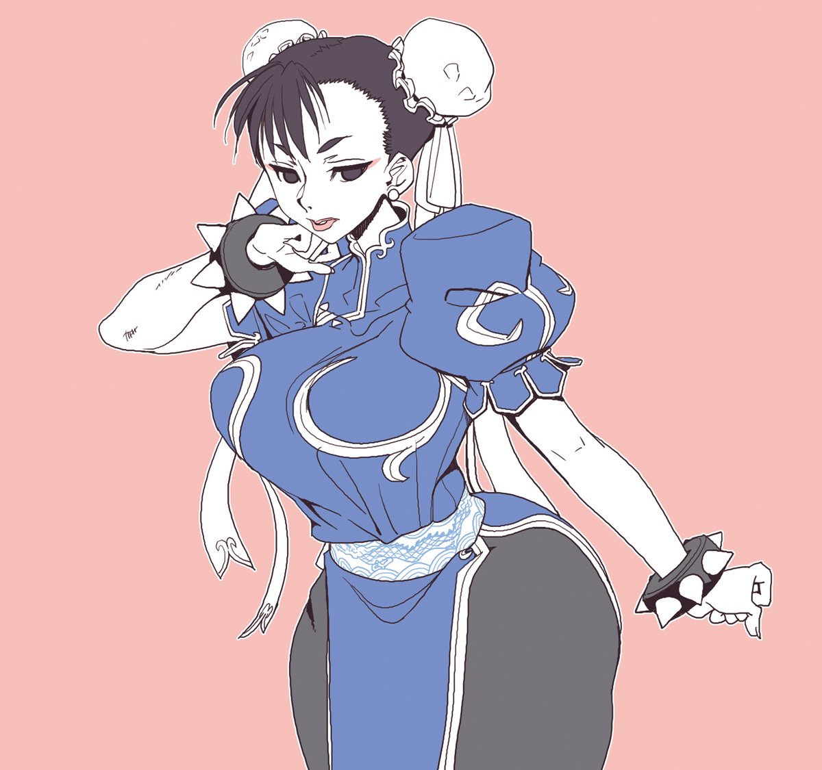 しまった、CMYKで作業してたのそのままjpg保存しちゃったのでRGBであげなおし。
#春麗生誕祭2026 #春麗 