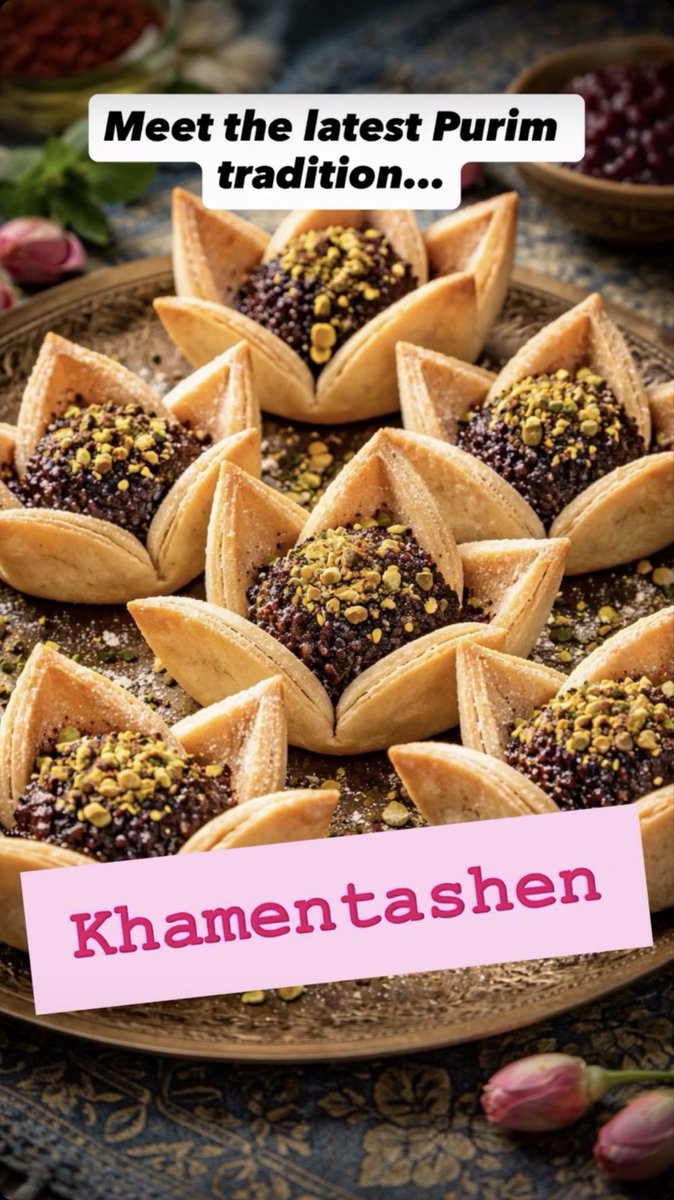 ialiphas's tweet photo. Hamantashen were for Haman.
These are… timely. 
May the voices of the Iranian people be heard and their rights upheld. Freedom, dignity, and self-determination for Iran 🫶 https://t.co/ah2r5t7JN9