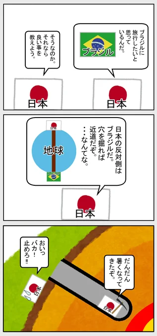 #いらすとや 
【ブラジル旅行】 