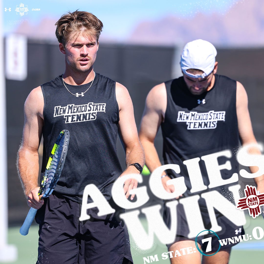 NMStateMTEN's tweet photo. Finished with✌️wins on the day! 🔥

#AggieUp https://t.co/4qBSahMjqd