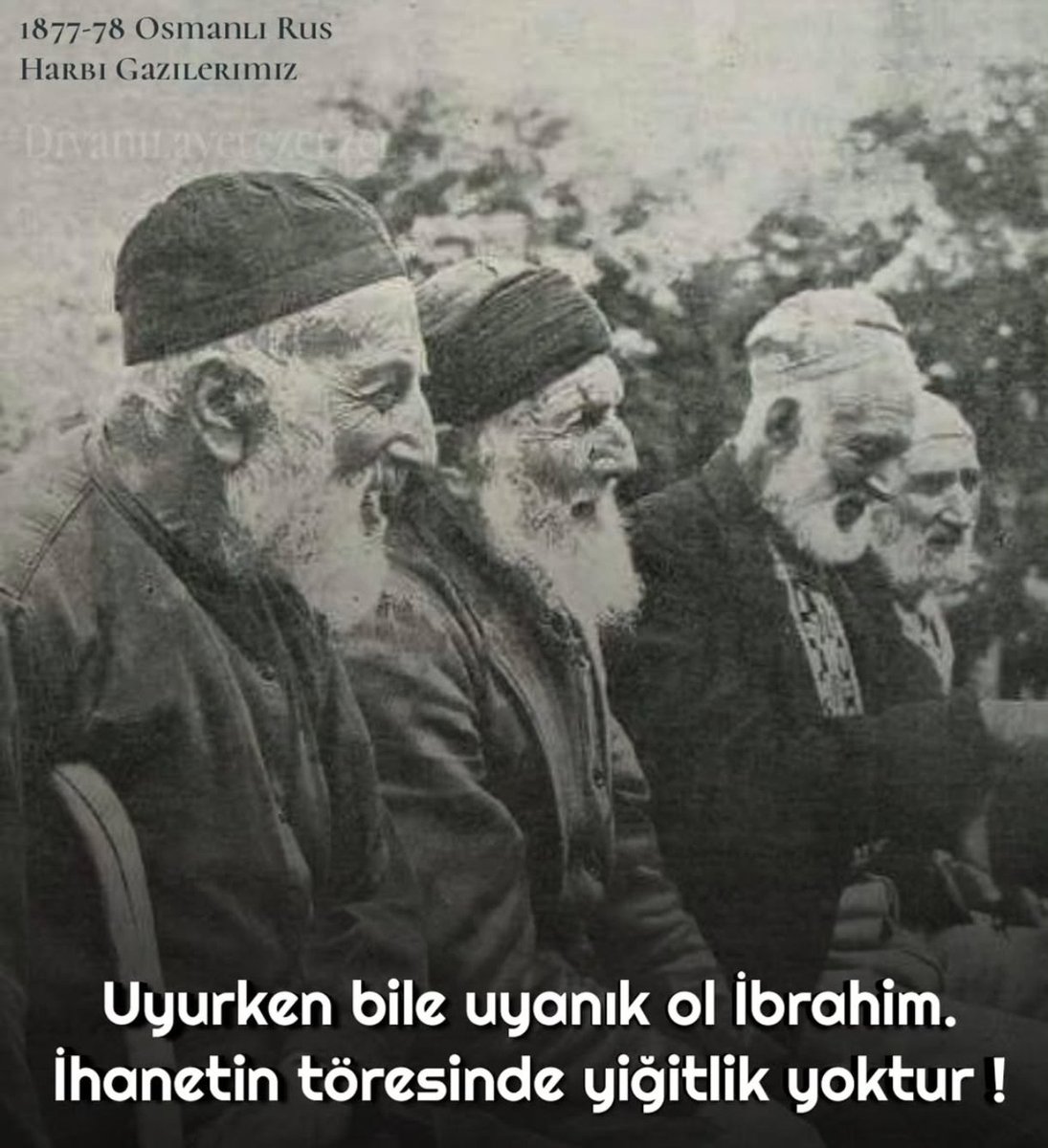 Uyurken bile uyanik ol ibrahim.
ihanetin töresinde yigitlik yoktur !