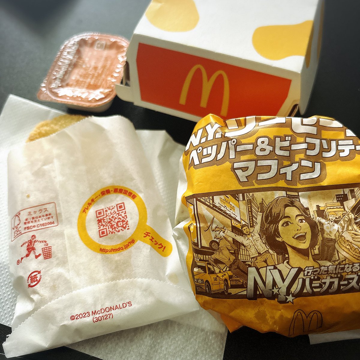 今日は朝から🐈の定期検診🏥
の前に朝マック🍔