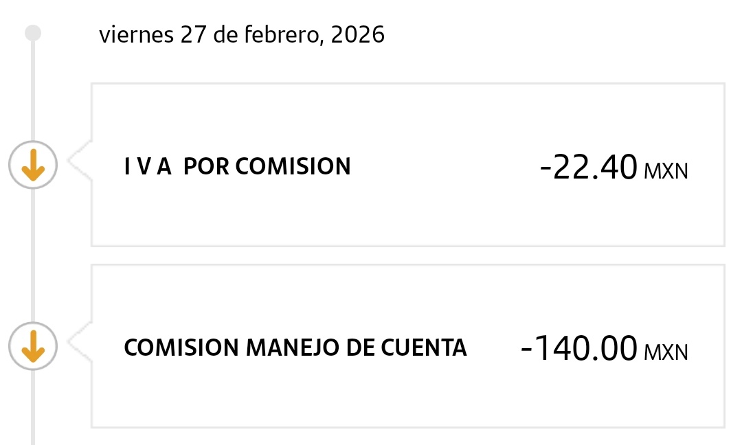 MrmTvr's tweet photo. @SantanderMx Nuevamente cobrando comisión por manejo de cuenta de una SUPER CUENTA UNIVERSITARIA que  según sus términos estoy excenta de estos cobros hasta los 31 años, aún cuando tengo una queja en @CondusefMX y en la UNE de su banco por los mismos cobros hechos en enero. https://t.co/00qGmqewBL