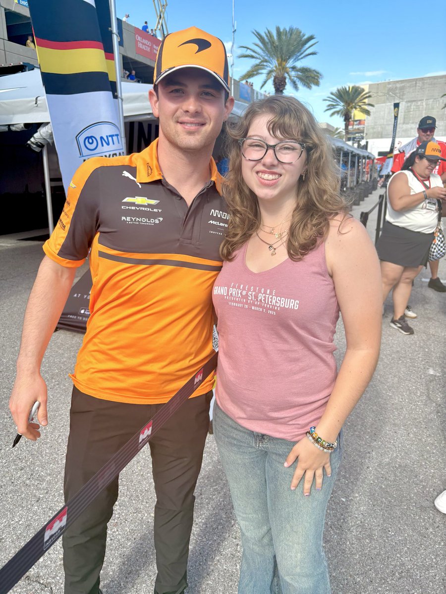 _Retro_Rebel_'s tweet photo. Hanging out @IndyCar @GPSTPETE for day 2! No interviews sadly but did get some quick hellos and pics w/ @SchumacherMick @MarcusArmstrng &amp; @PatricioOWard! + @NASCAR_Trucks winner @LayneRiggs99! Just running around having fun!

#IndyCar #GPStPete https://t.co/BtDjiOiWqI