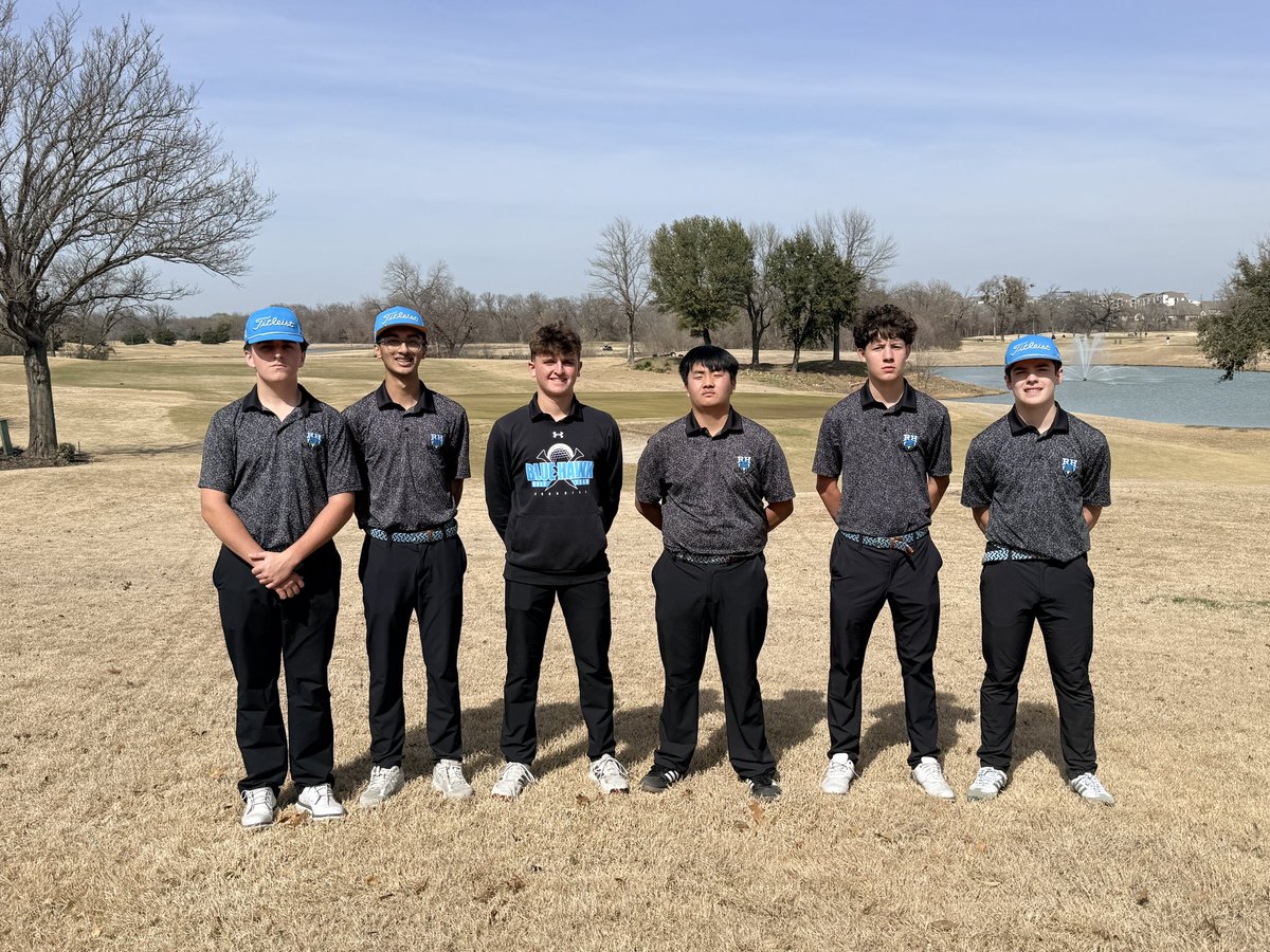 rockhillgolf1's tweet photo. JV boys had a great time on 2/25/26 at Watters creek! The JV Girls played in an 18 hole Scramble on the players course at Watters Creek on 2/26/25. 4️⃣ strokes separated 1st-4th! With a score of PAR - Sreshta, Kathy and Bella got 4️⃣th as a team! @PISD_Athletics @RockHillHS https://t.co/3qyGGsVggC