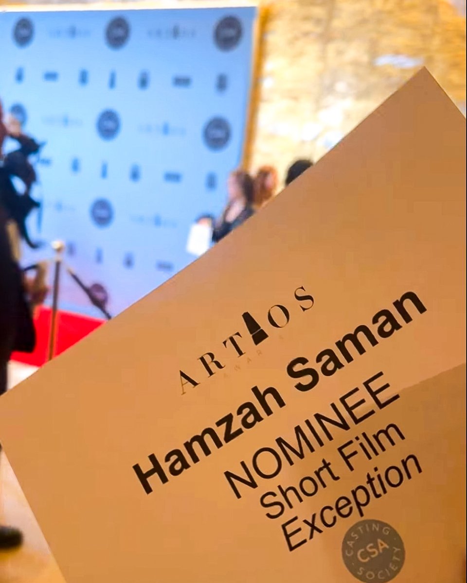HamzahSamanCSA's tweet photo. Actors first. 
You do the hardest part.
You bring the characters to life.
Without you, I don’t a have career a job that I love. Thank you for believing in Arab American Casting #artiosawards2026 #hamzahsamancsa https://t.co/i6Wug8rQHY