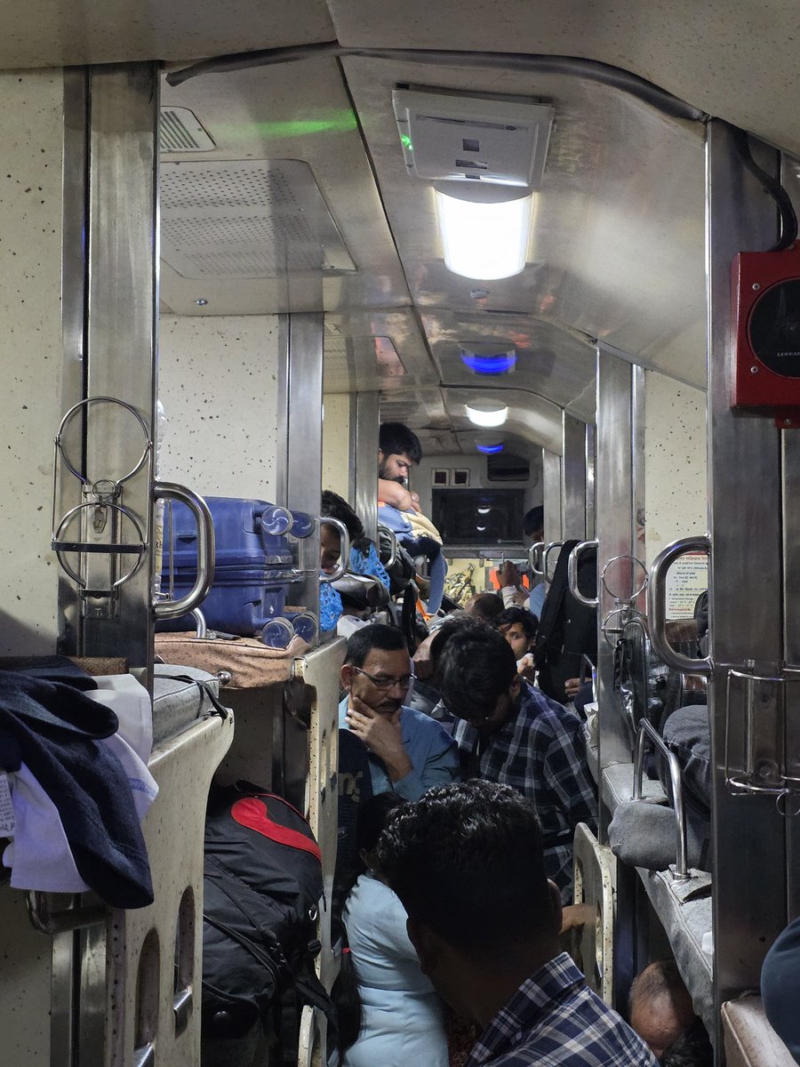 Train Number 22308 🚨

Emergency Help Pregnant Lady Need to Go Toilet, Full of Unreserved Passenger is there already raised 5+ Complain Raised <a href="/RailMadad/">RailMadad</a> <a href="/AshwiniVaishnaw/">Ashwini Vaishnaw</a> <a href="/IRCTCofficial/">IRCTC</a> <a href="/RailMinIndia/">Ministry of Railways</a> 🖕

Already Chain Pulled Multiple times No Help Yet