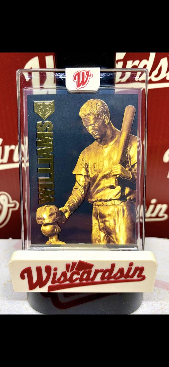 bgio3737's tweet photo. For Sale!
Asking 10k OBO
Ted Williams Statuesque 1:72 Topps gilded cases https://t.co/xahmQDBgWL