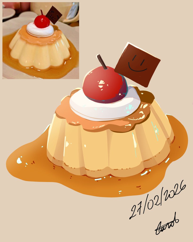 Practica uwu con comida/dulces #dulce #art #ilustration #comida