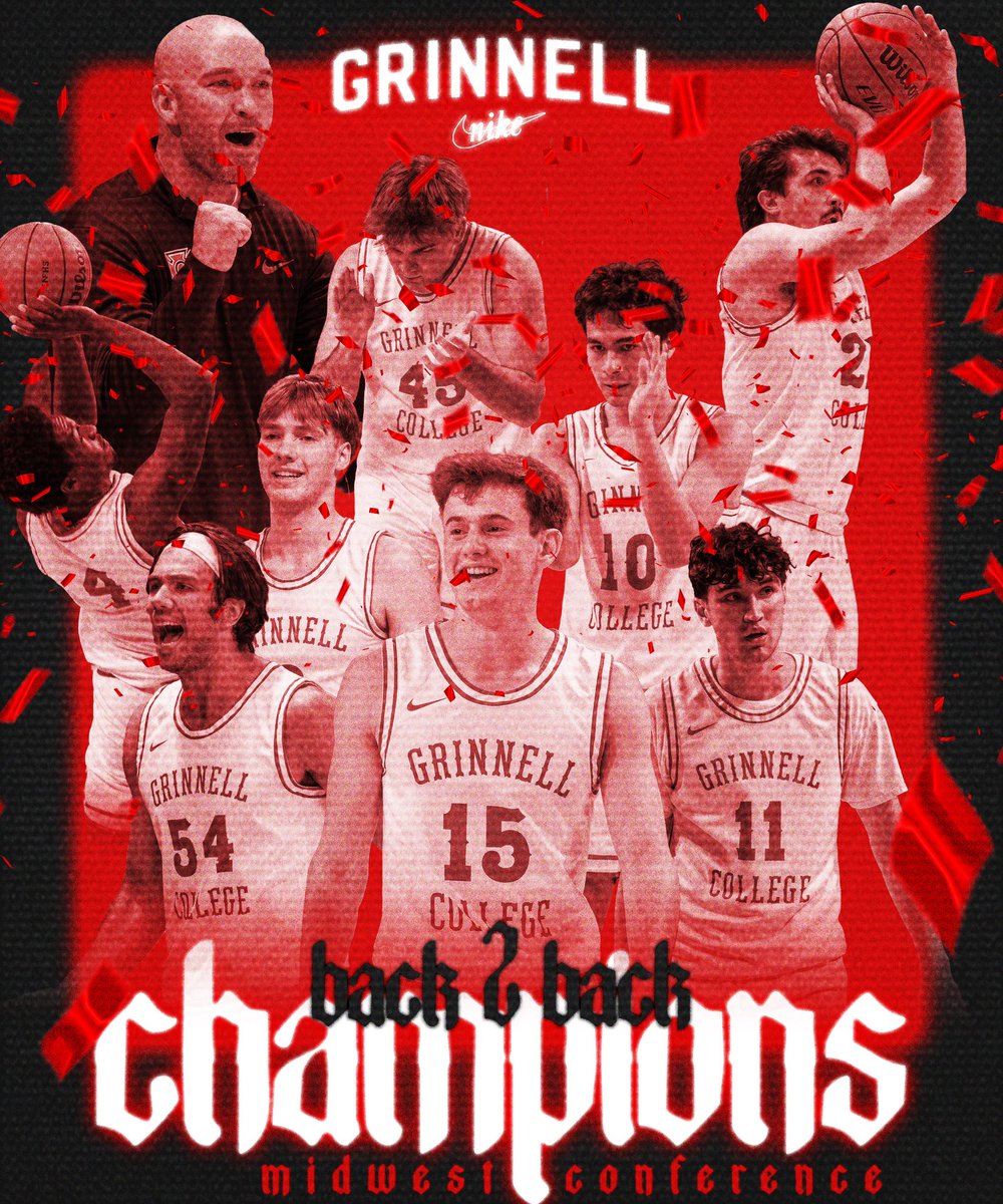Grinnell College MBB tweet media
