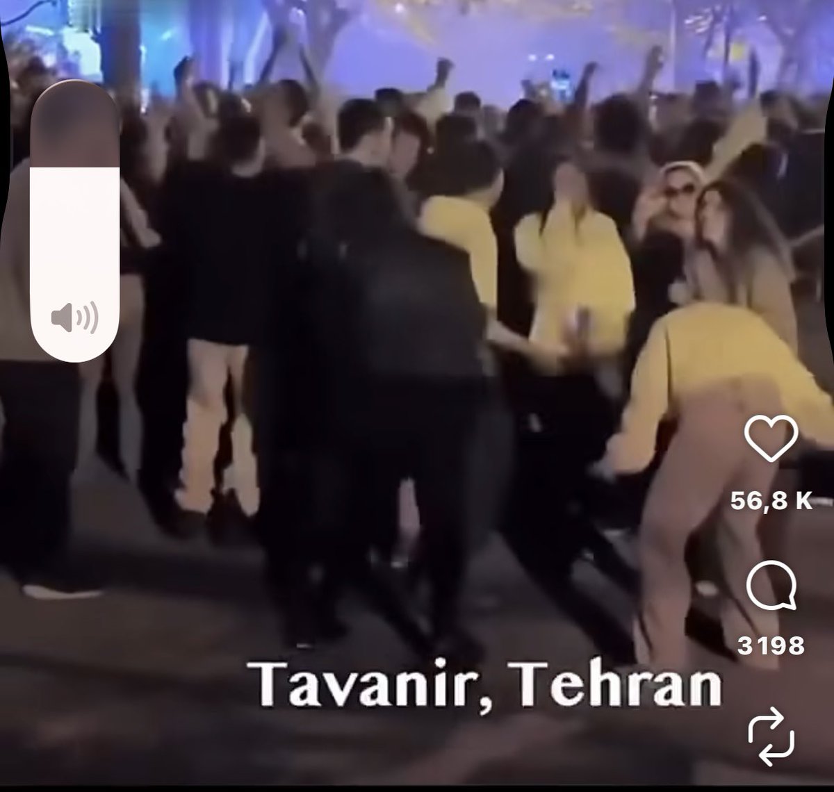 La joie formidable à Teheran … pendant que #LFI pleure les nazislamistes et denonce les femmes qui chante leur liberte