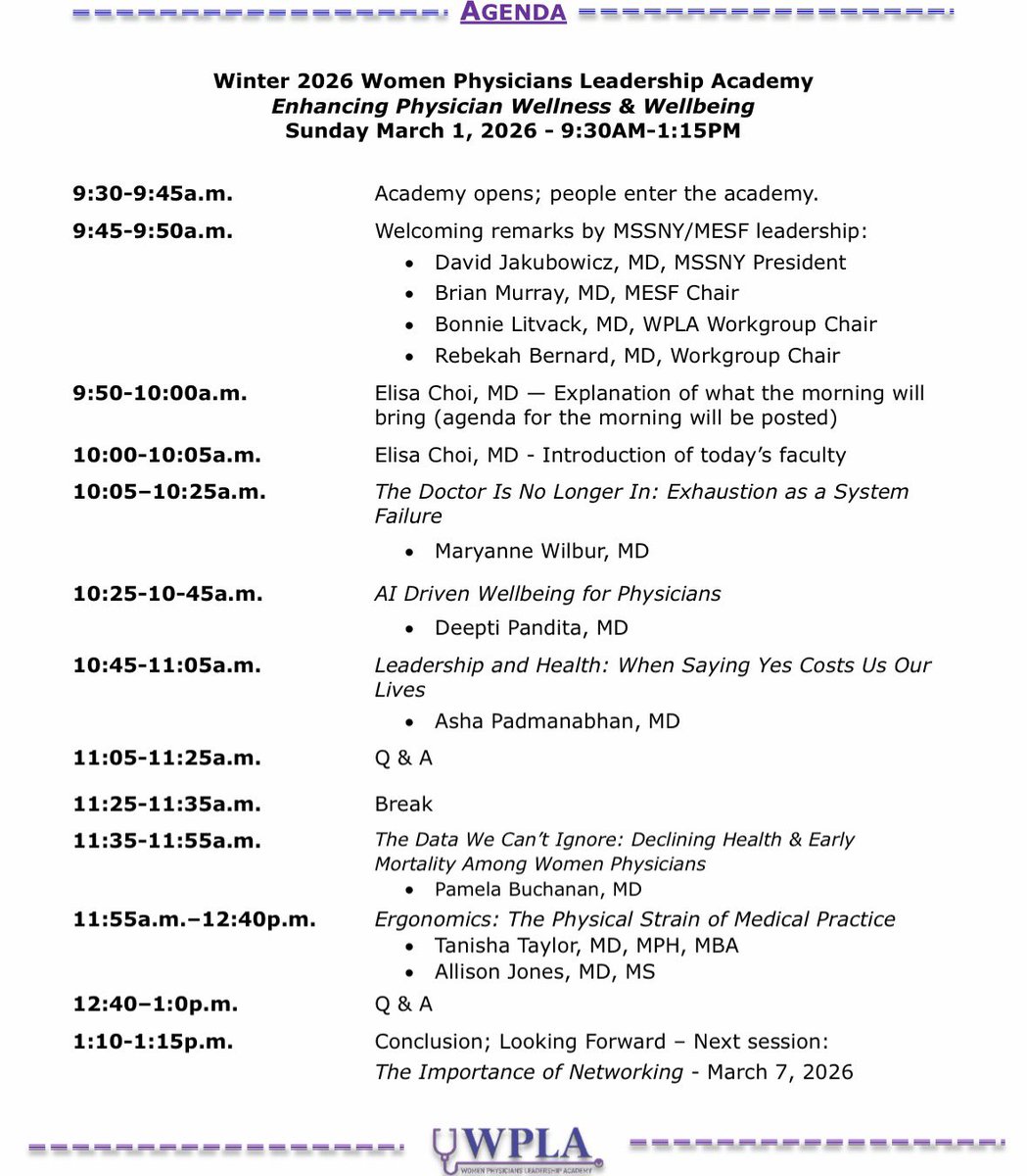 Women Physicians Leadership Academy tweet media