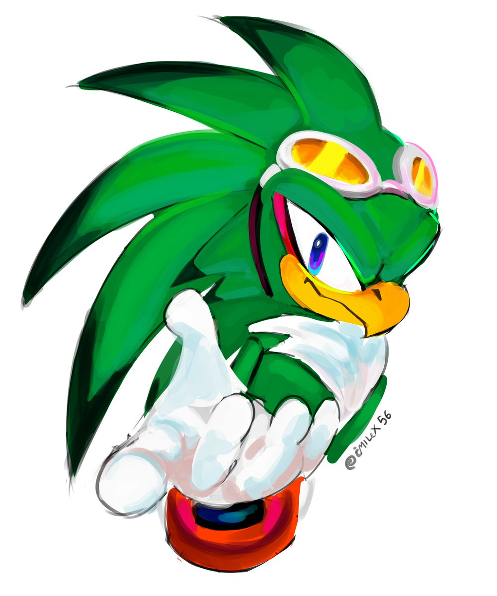 jet the hawk doodle for no reason at all really #sonicfanart #fanart #JetTheHawk
