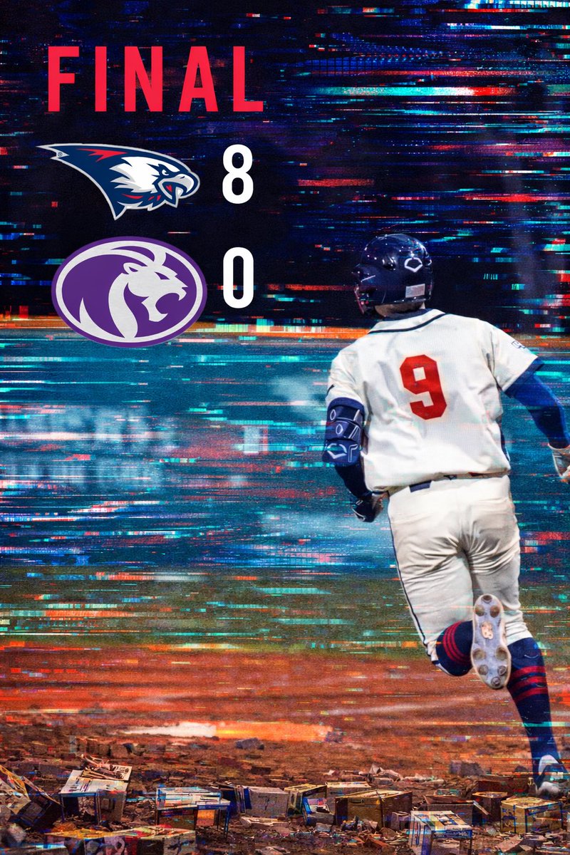 USIBaseball's tweet photo. Hot like the Alabama Sun ☀️ 🔥 

Pitching staff records its first shut-out of the year behind 5 strong innings from Ryan Weller.

Offense was led by Clayton Slack’s 5 hits and a 3-Run HR from Drue Saenz.

#ScreamingEagles🦅 @USIAthletics https://t.co/ILvpaNDwD4