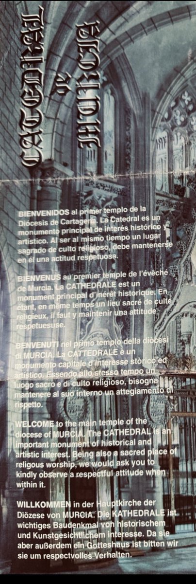 OrigenAsociaCTG's tweet photo. ESTO NO FUE UN ERROR.

FUE UN OCULTAMIENTO DELIBERADO PARA DESTRUIR LA IDENTIDAD DE CARTAGENA

Durante años se han repartido en la sede episcopal situada en la ciudad de Murcia folletos institucionales cuyo contenido es revelador por su intencionalidad y maldad política. Donde hay culpables, inocente es Cartagena.

En español leemos:

“Bienvenidos al primer templo de la Diócesis de Cartagena…”

Pero en las versiones en otros idiomas —inglés, alemán, italiano, francés— la referencia a Cartagena desaparecía y es sustituida por “Murcia”.

No hablamos de una coma.
No hablamos de un matiz.
Hablamos de cambiar el sujeto histórico según el idioma del lector.

Eso no es traducción.
Eso es manipulación intencionada y permitida.

Cuando un documento institucional mantiene “Cartagena” en español pero lo elimina ante el visitante extranjero, estamos ante un ocultamiento consciente de la verdad histórica.

Porque saben que la Diócesis es de Cartagena.
Porque saben que históricamente fue la Catedral de Cartagena en Murcia.
Porque saben que la denominación “Catedral de Murcia” como identidad originaria no existe en la tradición histórica.

Y aun así, decidieron presentar un relato distinto dependiendo del idioma.

ESTO NO ES MEDIEVAL.
ES CONTEMPORÁNEO.

Este cambio no surge en el siglo XIII.
No surge en el siglo XVI.
Surge tras la configuración del Estado Autonómico, donde Cartagena pierde y le quitan todo, o lo intentan. 

¿POR QUÉ NO QUIEREN RECONSTRUIR LA CATEDRAL DE CARTAGENA?

Es a partir de las comunidades autónomas cuando comienza a consolidarse un relato simplificado: “Catedral de Murcia”, como si siempre hubiese sido así.

No lo fue. Nos vuelven a mentir y a manipular.

La diócesis es de Cartagena.
El obispo es de Cartagena.
La tradición histórica es cartaginense.

La expresión “Catedral de Murcia” como denominación histórica autónoma no tiene base documental medieval. No existe. Es una simplificación moderna. 
Que lo demuestren con documentos, con documentos del Vaticano, de Roma. ¡No existen! 

LA ANÉCDOTA MALVADA DEL FOLLETO

Es muy grave haber distribuido material institucional que altera el relato según el idioma, ocultando deliberadamente el nombre de Cartagena ante el visitante extranjero. Muy fuerte, ¿no? Pero esto es lo mínimo que hacen.

Y más grave aún es que la institución eclesiástica haya permitido que esto ocurriera. ¿Cuantos mandamientos incumplen? Es increíble.

La historia no se traduce según convenga.
La historia no se adapta al idioma.
La historia no se maquilla.

Cartagena necesita verdad. Cartagena necesita una Iglesia que no moldee a su conveniencia. Una Iglesia de VERDAD.

Y la verdad es clara:

La diócesis es de Cartagena.
Siempre lo ha sido. 

La expresión “Catedral de Murcia” como identidad histórica propia no nace en la Edad Media. Se consolida en época contemporánea con las autonomías. 
Roma, el Vaticano no la tienen reconocida, no existe “Catedral de Murcia”. Todo el relato desde Murcia es falso. Los documentos lo atestiguan. ¡Que demuestren si es mentira!

Y tras la destrucción de la Catedral de Cartagena, en la ciudad de Cartagena, en el siglo XX, en plena guerra civil, tienen la excusa perfecta para justificar “legalmente” un relato falso a sabiendas que es una ilegalidad. Por eso no la quieren reconstruir, ¿lo ves? Que no te engañen más.

Los documentos no mienten. Otros si. Que no falseen más y nos traten por analfabetos.
La verdad se sabrá tarde o temprano.
 
#ReconstruccionCatedralCartagena
#CatedraldeCartagena