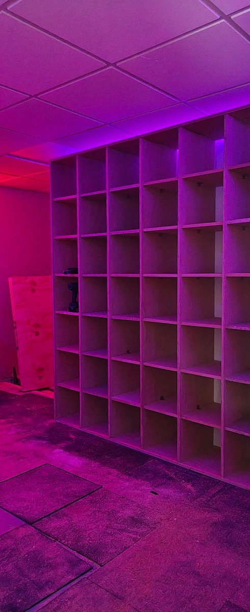 KinkMinistry's tweet photo. Clubs getting new lockers!! 

Ignore all the sawdust. ��� https://t.co/rOugMZku3t