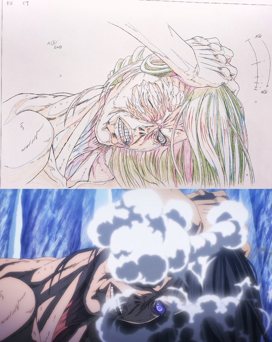 Aot6262's tweet photo. Attack on Titan Final Season Part 2-From You, 2000 Years ago :
Genga of Grisha and Frieda corrected by Takayuki Sano 
The level of detail is amazing https://t.co/xB2J00T0eU