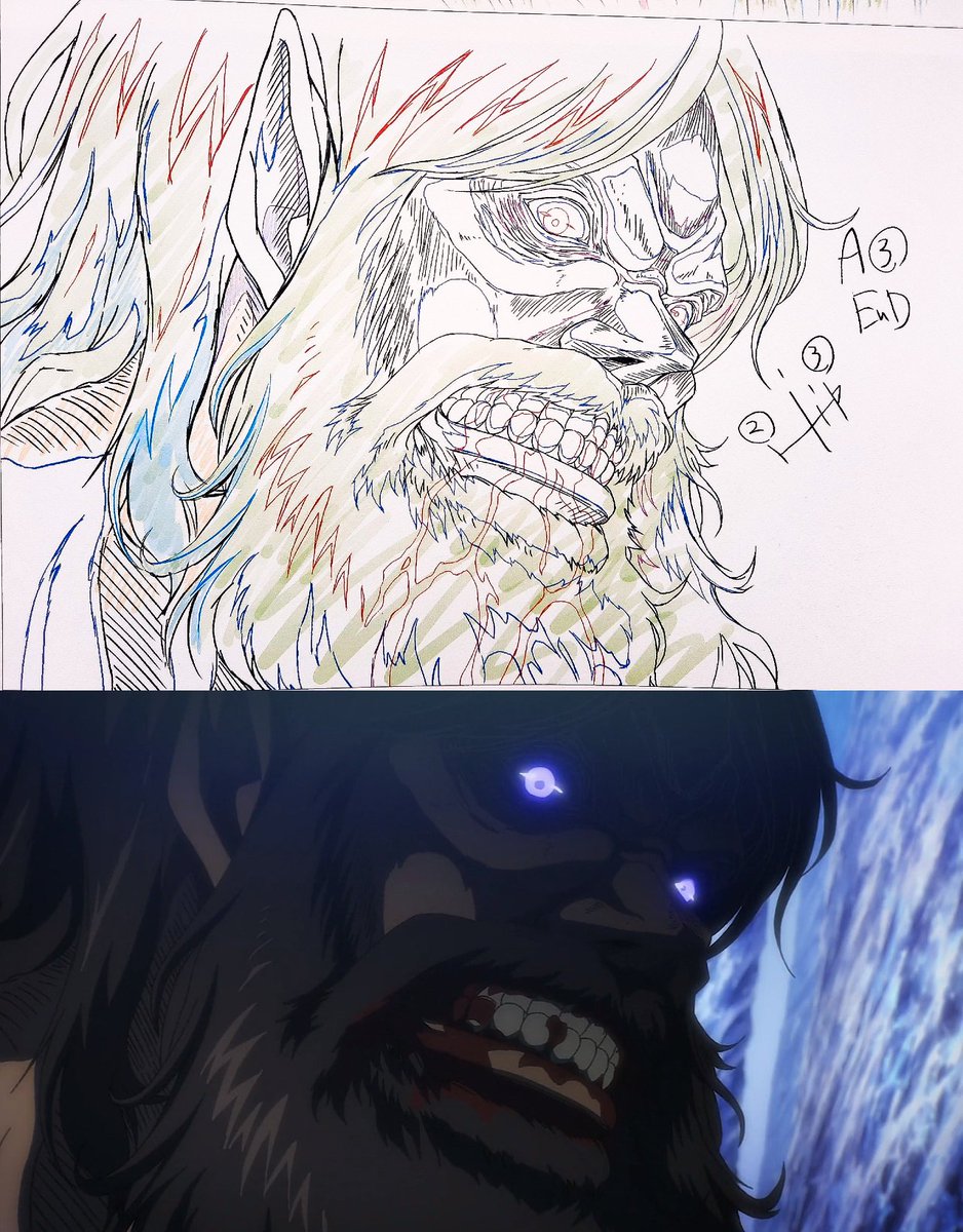 Aot6262's tweet photo. Attack on Titan Final Season Part 2-From You, 2000 Years ago :
Genga of Grisha and Frieda corrected by Takayuki Sano 
The level of detail is amazing https://t.co/xB2J00T0eU