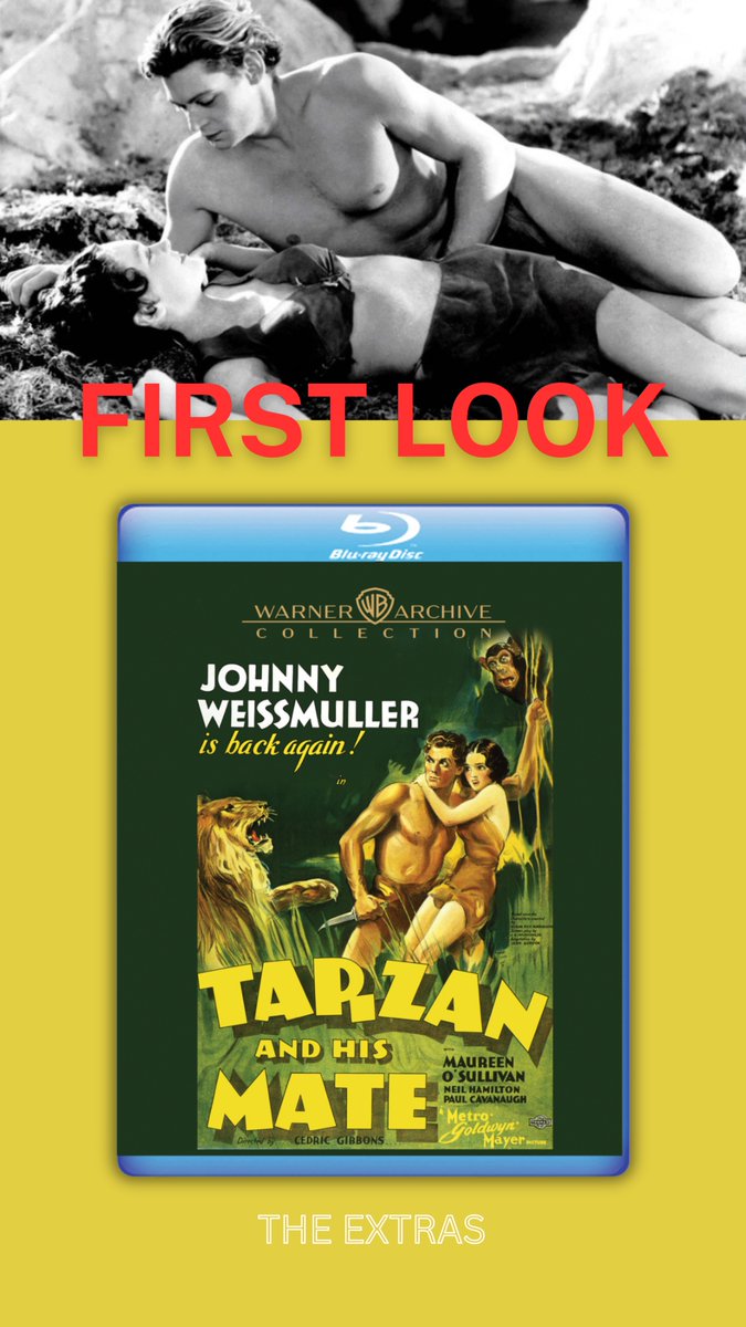 TheExtrastv's tweet image. Now available on our YouTube Channel youtube.com/shorts/2QakIye…
A First Look at Tarzan and His Mate (1934) Blu-ray, NOW AVAILABLE for the first time in HD. Order your copy now: amzn.to/4rnFARL

#classicmovies #film #tarzan #warnerarchive #bluray #physicalmedia