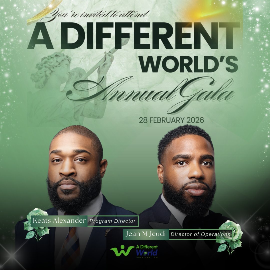 ADWServicesLLC's tweet photo. NOW: A Different World’s Gala 2026!🌟
Celebrate life, love, and inclusion with our leaders, Keats Alexander &amp; Jean Jeudi. Committed to empowering individuals with disabilities and ensuring everyone gets the care and support they deserve.
#ADifferentWorldGala #IDD
@ADWServicesLLC https://t.co/19jGXXlurc