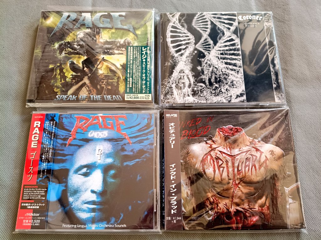 bomusama's tweet photo. カッコイイヘビメタのCDが届きました☺️ https://t.co/1XuGIWQAtm