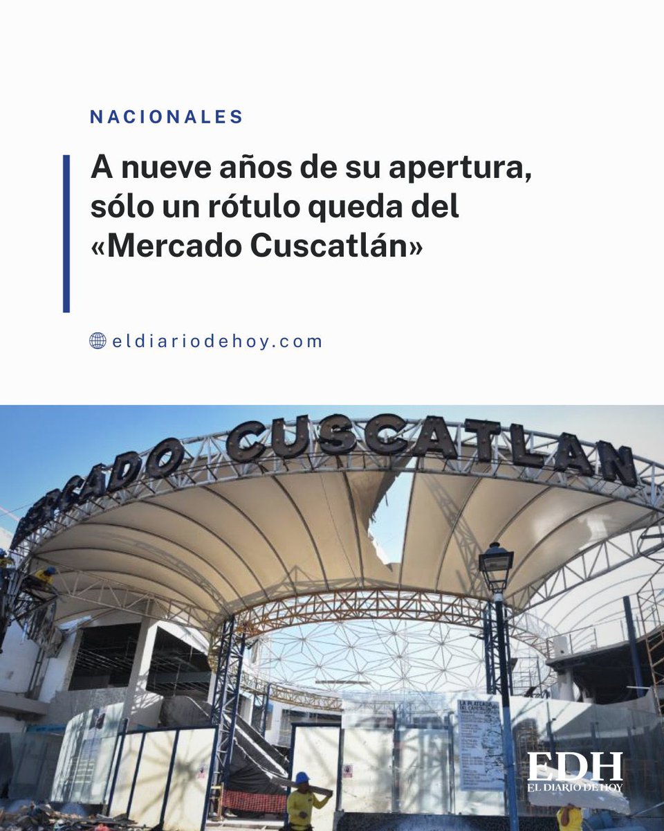 Lo vendieron como un modelo de mercado municipal

Pero un fue un total fracaso