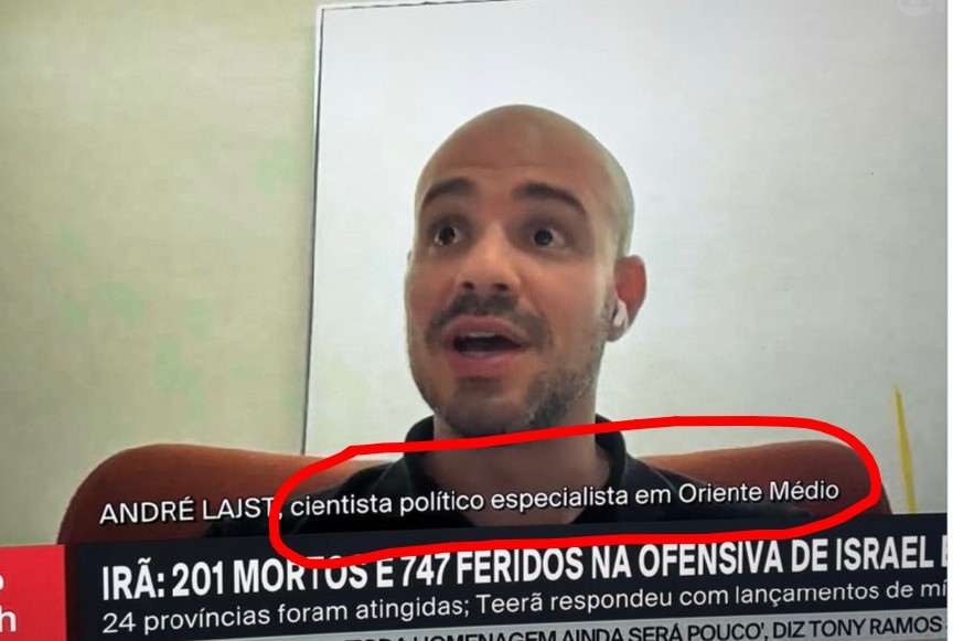 O Mossad deve ter gravações/informações sensíveis envolvendo gente da família Marinho. É a única explicação para abrir a emissora ao lobista israelense <a href="/AndreLajst/">André Lajst</a> - fazendo de conta que ele é  "cientista político" e "especialista". 
Já pode mudar o nome para "SionNews".