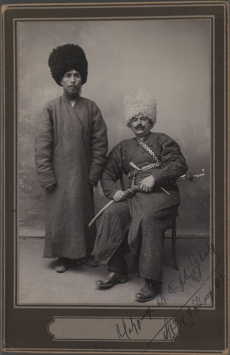 bm_islamic's tweet photo. Two Khans in Turkoman Tribal Costume, One of 274 Vintage Photographs https://t.co/rIYTMXbbLM https://t.co/vObiJrrJUP