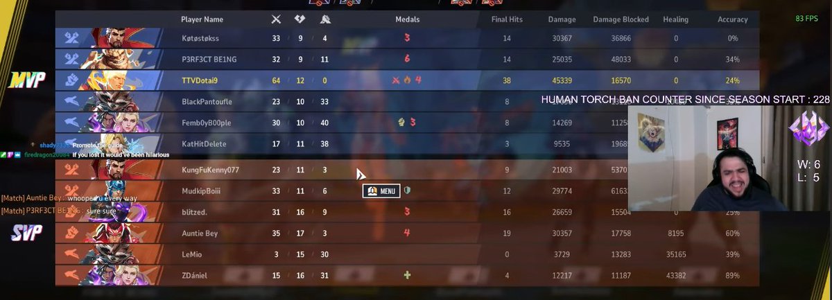 Calmest Torch game in season 2/3 #marvelrivals