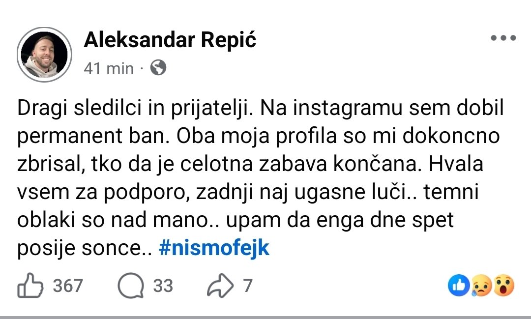 Luka Svetina tweet media