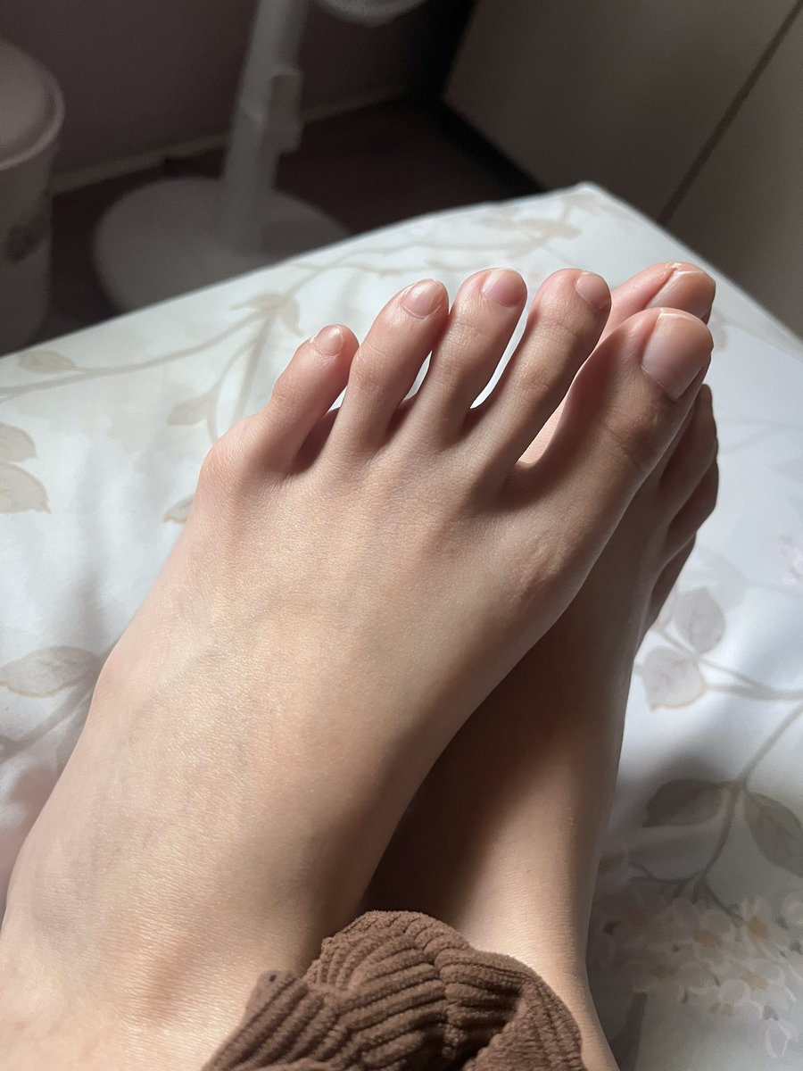 FeetByDella's tweet photo. 早安 
一大早乾淨整潔的素腳，有人喜歡嗎？
今天特別保養得很細緻呢～

私訊開放 💌
原味襪 / 原味小物都有
懂的人自己來 ❤️ https://t.co/a2MdNw8m1J