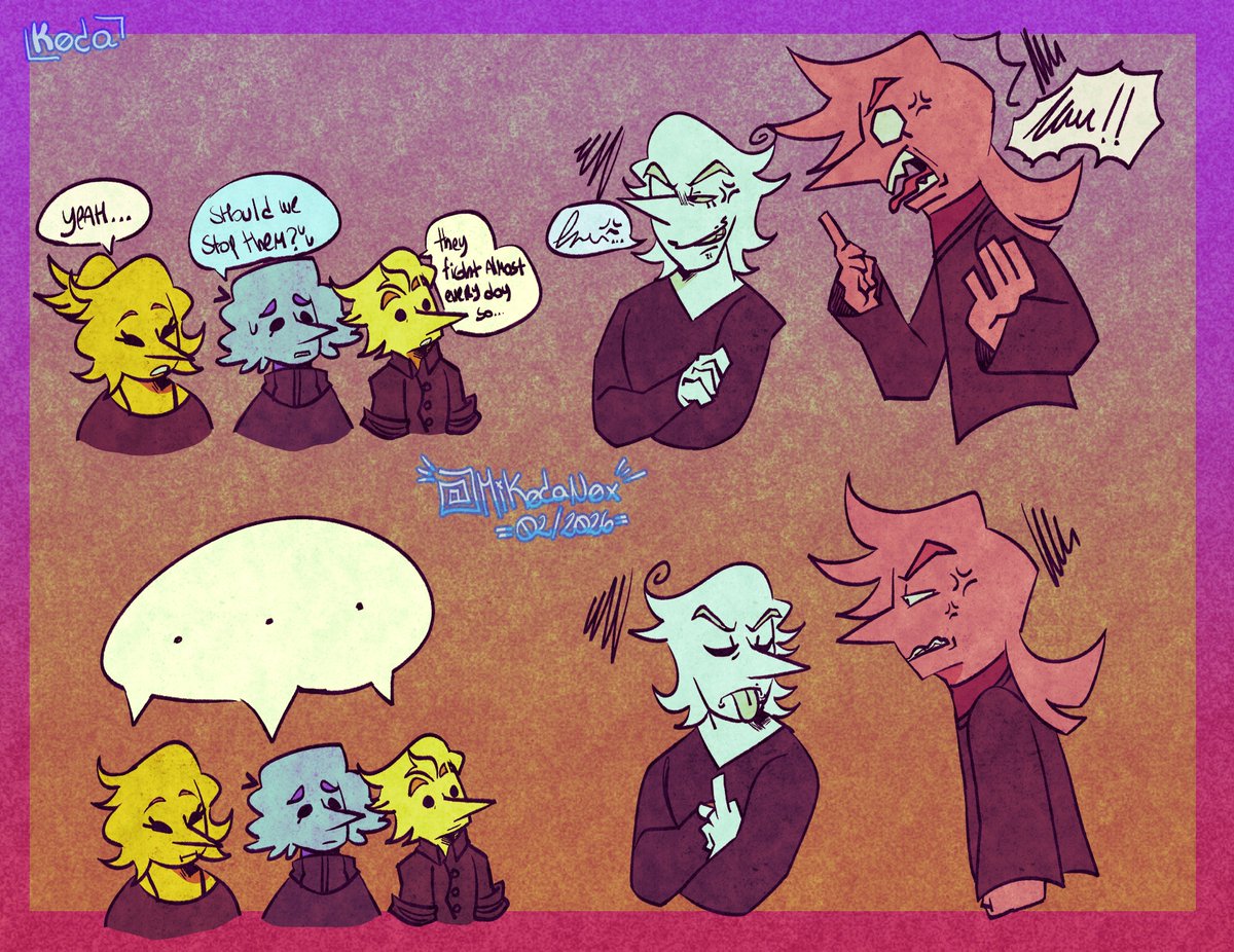 MikodaNox's tweet image. This was very silly to make about pink addisons and spamton lmao haha q(≧▽≦q)

#pinkspam #theaddisons #DELTARUNE  #spamton #addisons