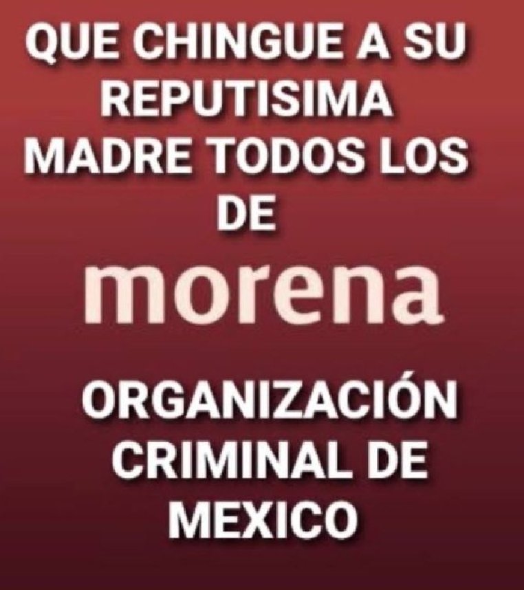 <a href="/LectorHistoria/">Pedro Salmerón Sanginés</a> No somos trolls ni bots

Somos responsables de nuestras decisiones y creencias

Y yo creo que tú y todos los que apoyas son simplemente una sarta de delincuentes que no les importa la gente, les importa beneficiarse

Son mucho peores, ustedes no tienen la menor decencia