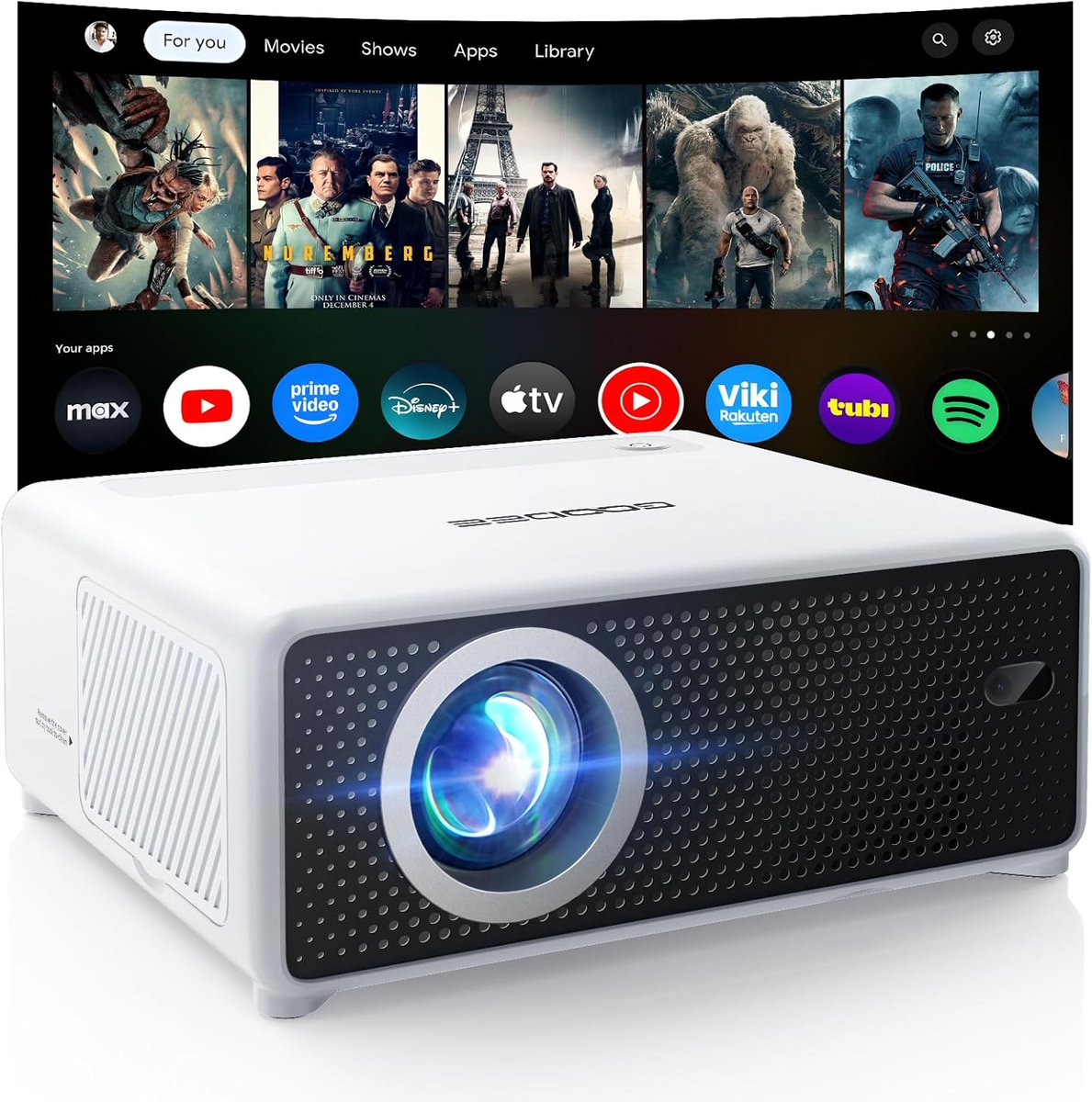 🎥 2x Stack! -70%: Mini Smart Projector w/ WiFi and Bluetooth now