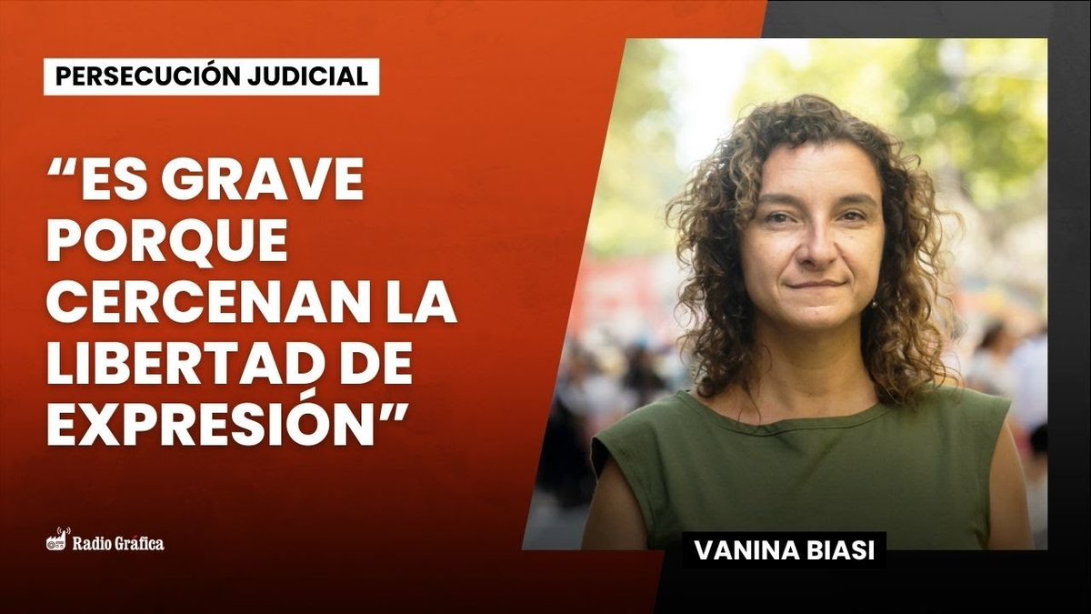 ΕΡΧΕΤΑΙ.....

Για πρώτη φορά...στην Αργεντινή, ασκήθηκε δίωξη στην βουλευτή (Vanina Biasi) για αντισημιτικό λόγο και ρητορική μίσους, λόγω αναρτήσεων που χαρακτήριζαν το κράτος του Ισραήλ ως «ναζιστικό».