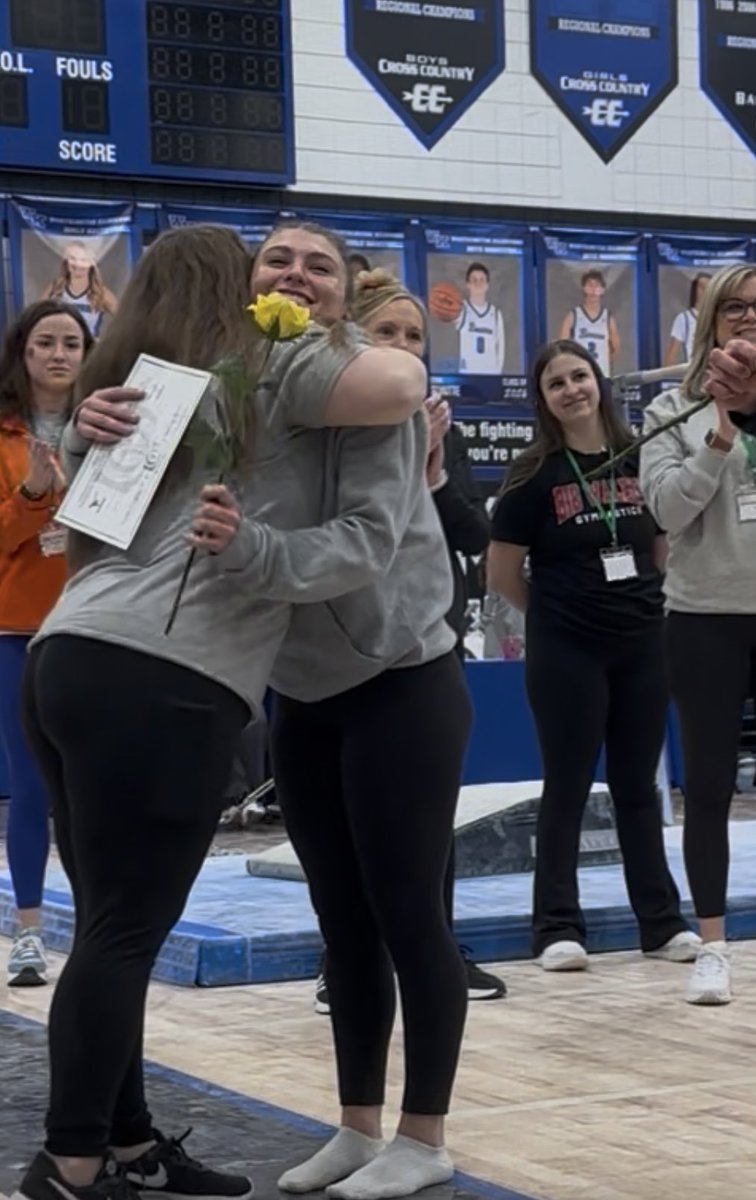 no_kthomas's tweet photo. Congratulations to the girls on a great season. Mariah won one of the Sportsmanship awards, Megan was honored as a four year gymnast, and both Bailey and Megan received academic all ohio awards ❤️@SheridanGeneral https://t.co/WI8hUyYDp3